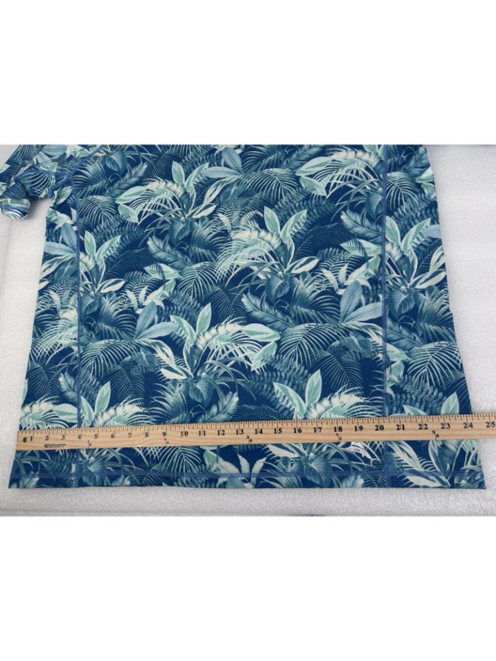 Tommy Bahama IslandZone Fuego Palms Polo Shirt Men’s XL Blue Performance Stretch - Picture 10 of 12